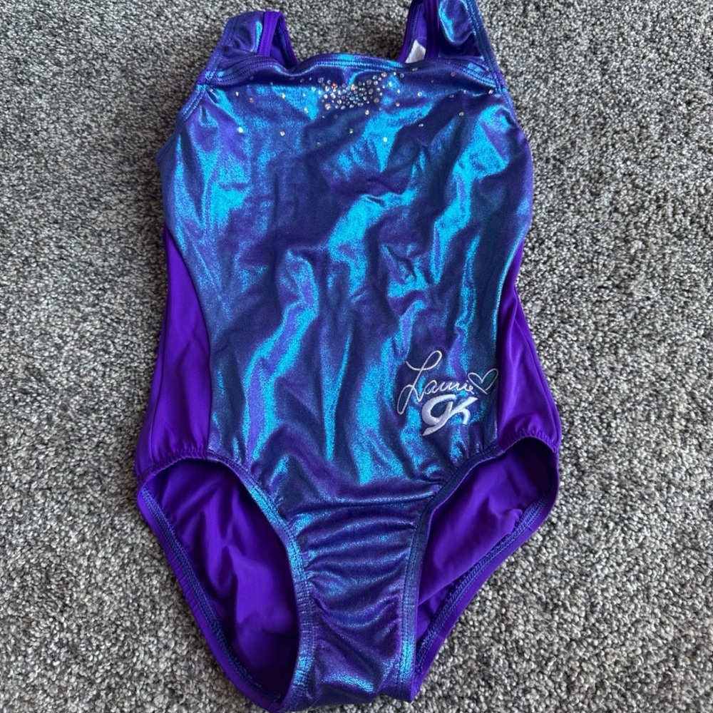 Kids Gk Laurie leotard Blue and Purple child large